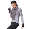 On Running On Weather Shirt Women - Fossil & Rock 2 On Running On Weather Shirt Women - Fossil & Rock -ON RUNNING Winkel fw19 performance apparel weather shirt fossil rock w detail shots 1 1415848
