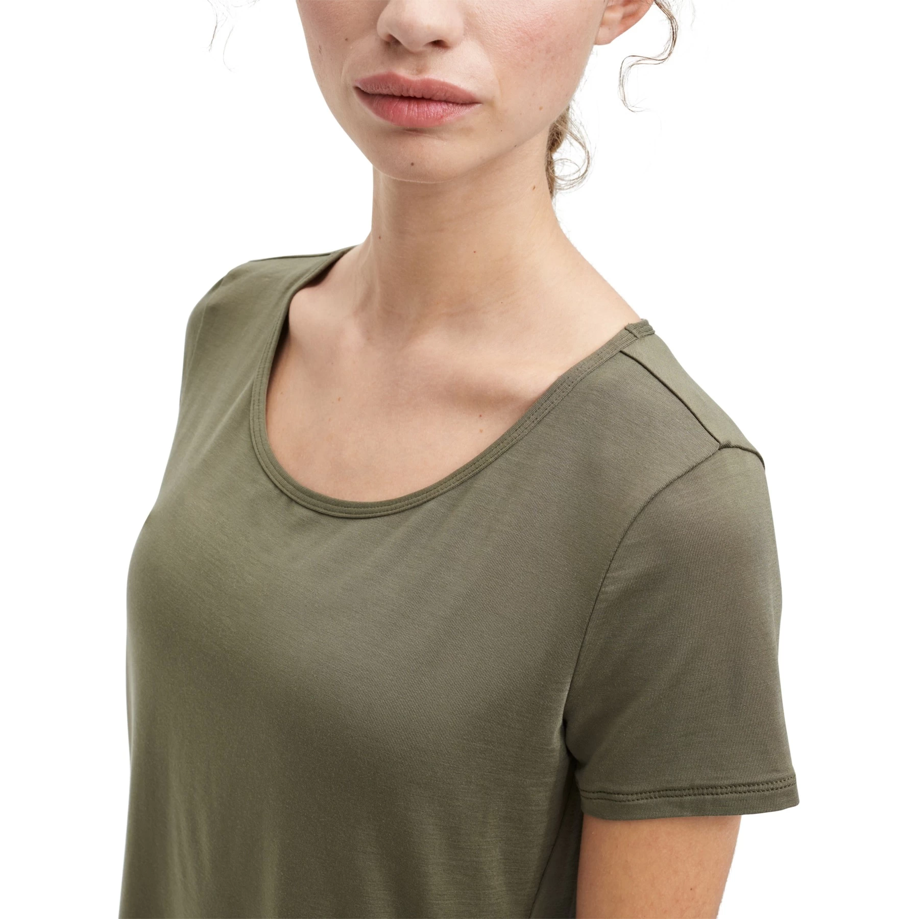 On Running On Active-T Breathe Dames T-Shirt - Olive 4 On Running On Active-T Breathe Dames T-Shirt - Olive - Afbeelding 2
