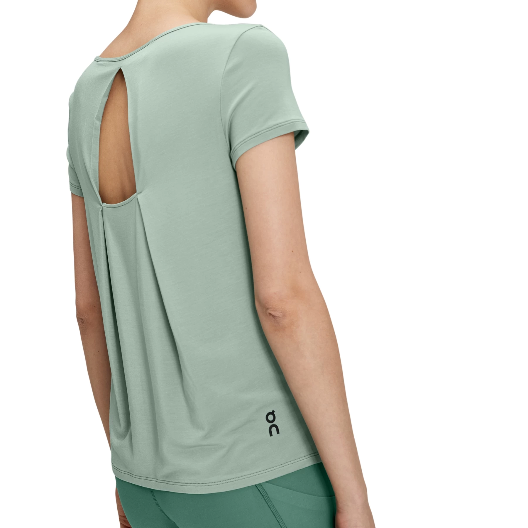 On Running On Active-T Breathe Dames T-Shirt - Moss 6 On Running On Active-T Breathe Dames T-Shirt - Moss - Afbeelding 4
