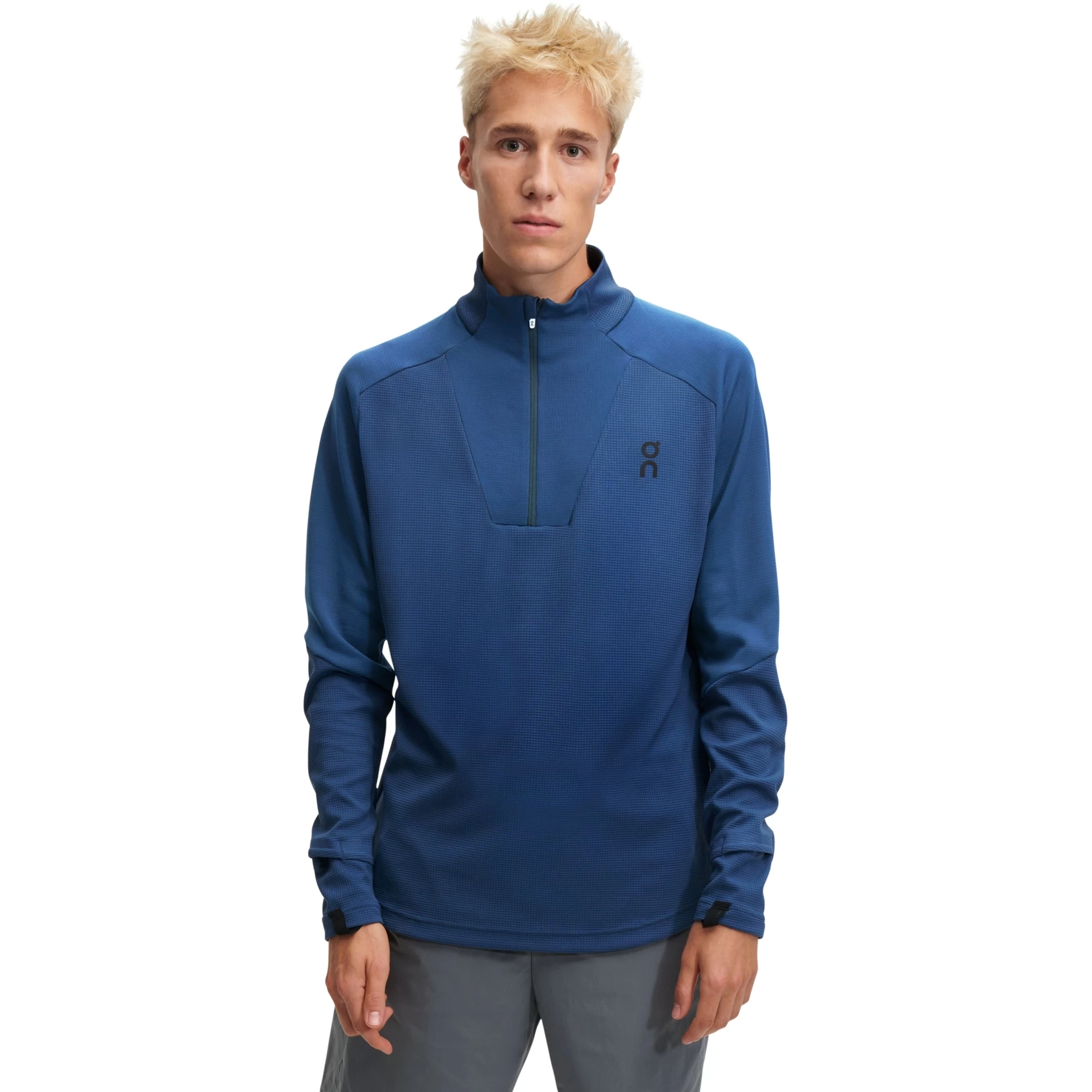 On Running On Climate Heren Shirt Met Lange Mouwen - Denim 10 On Running On Climate Heren Shirt Met Lange Mouwen - Denim - Afbeelding 8