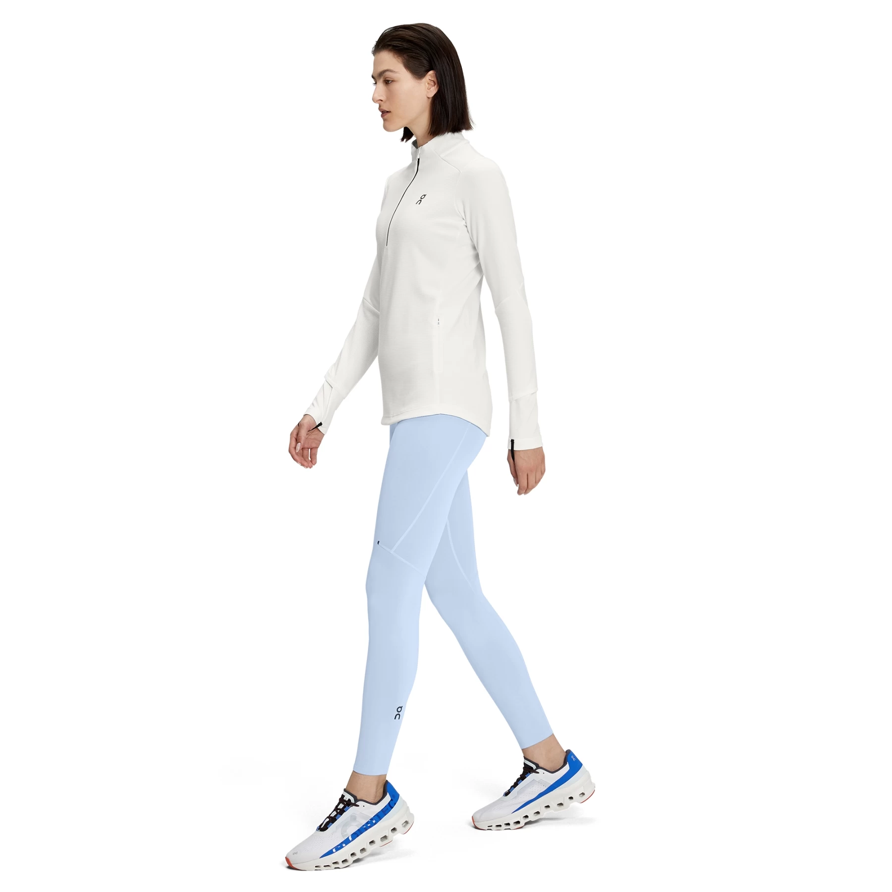 On Running On Climate Dames Shirt Met Lange Mouwen - Undyed-White 4 On Running On Climate Dames Shirt Met Lange Mouwen - Undyed-White - Afbeelding 2