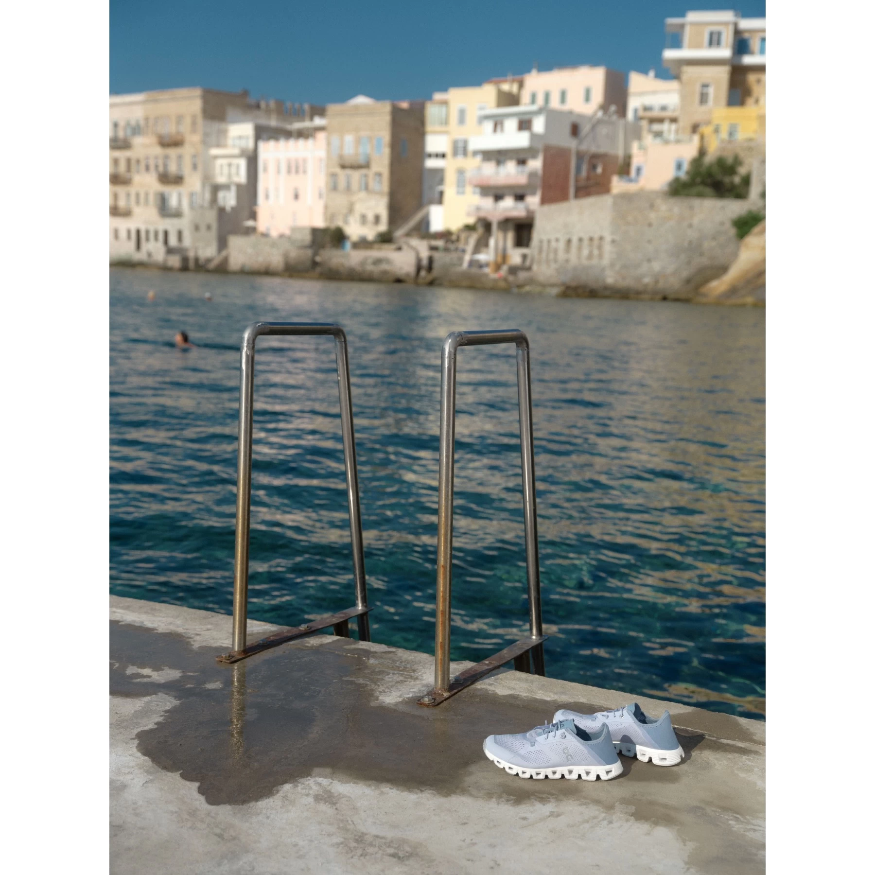 On Running On Cloud 5 Coast Dames Sneakers - Heather & Chambray 9 On Running On Cloud 5 Coast Dames Sneakers - Heather & Chambray - Afbeelding 7