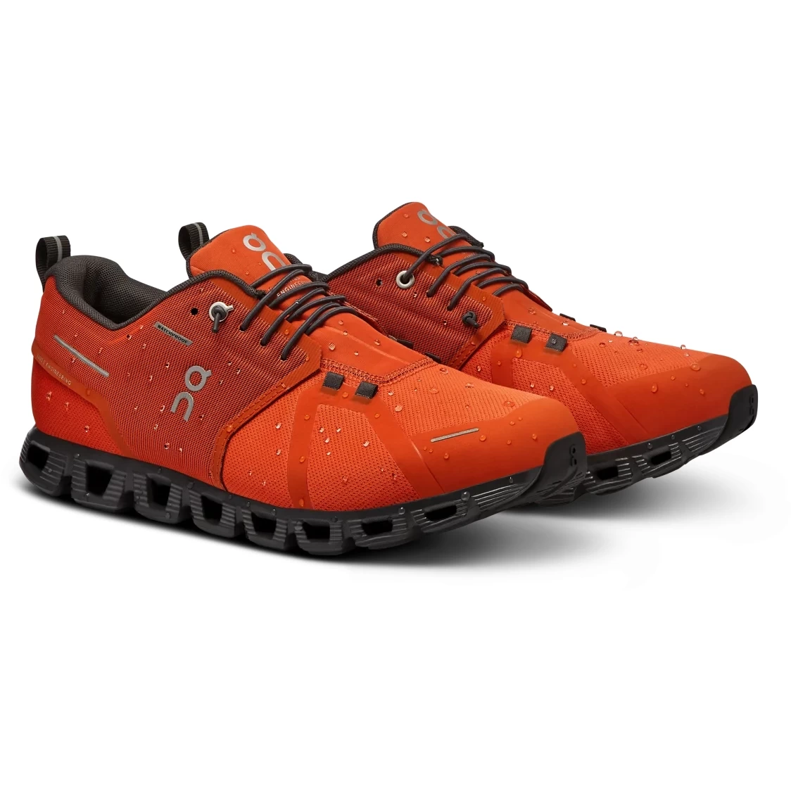 On Running On Cloud 5 Waterproof Heren Schoenen - Flame & Eclipse 3 On Running On Cloud 5 Waterproof Heren Schoenen - Flame & Eclipse