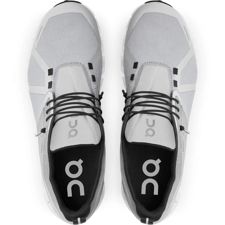 On Running On Cloud 5 Waterproof Heren Schoenen - Glacier & White 6 On Running On Cloud 5 Waterproof Heren Schoenen - Glacier & White - Afbeelding 4