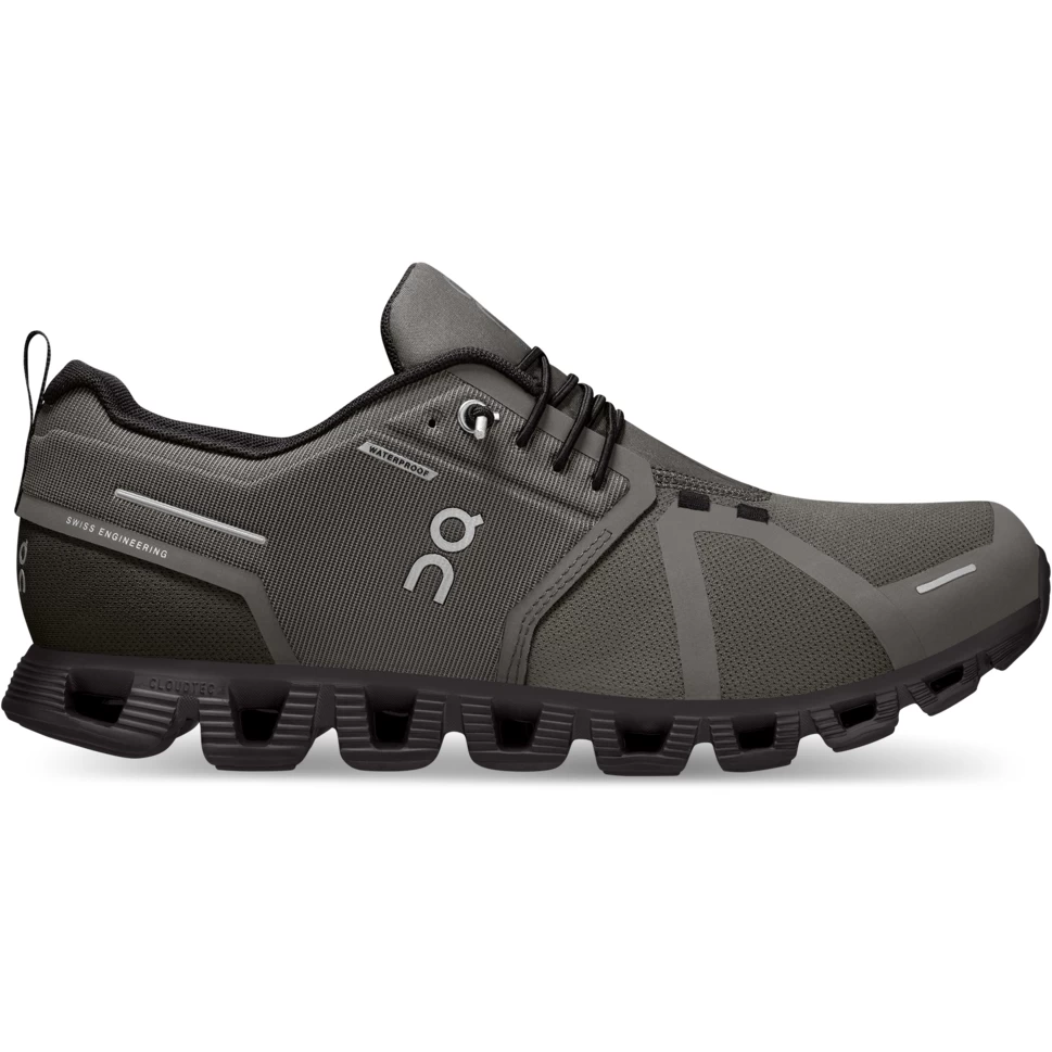 On Running On Cloud 5 Waterproof Heren Schoenen - Olive & Black 3 On Running On Cloud 5 Waterproof Heren Schoenen - Olive & Black