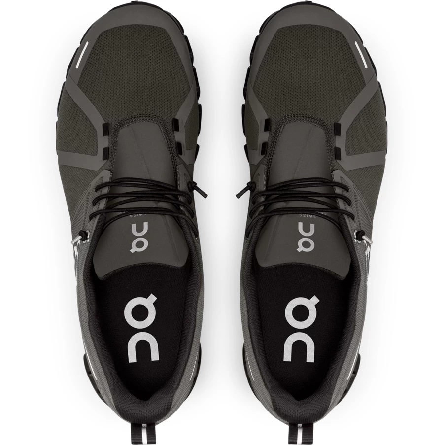 On Running On Cloud 5 Waterproof Heren Schoenen - Olive & Black 6 On Running On Cloud 5 Waterproof Heren Schoenen - Olive & Black - Afbeelding 4