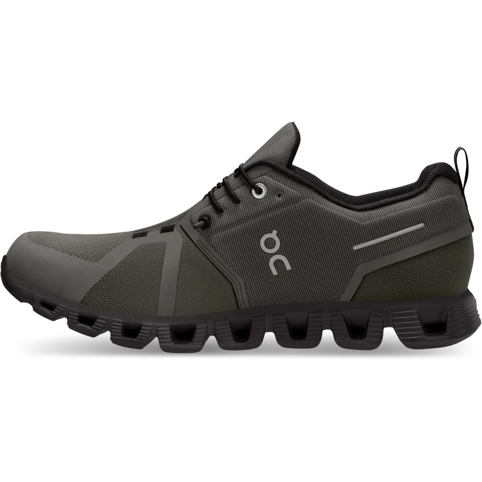 On Running On Cloud 5 Waterproof Heren Schoenen - Olive & Black 4 On Running On Cloud 5 Waterproof Heren Schoenen - Olive & Black - Afbeelding 2