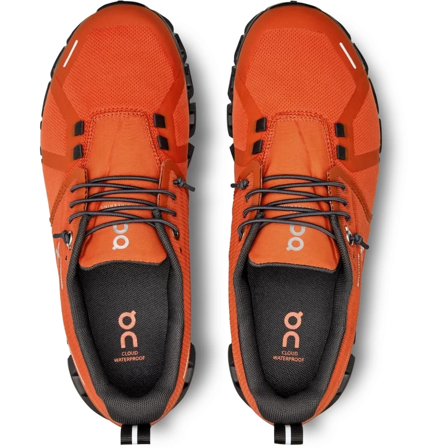 On Running On Cloud 5 Waterproof Damesschoenen - Flame & Eclipse 6 On Running On Cloud 5 Waterproof Damesschoenen - Flame & Eclipse - Afbeelding 4