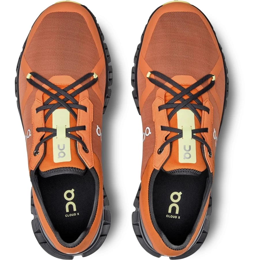 On Running On Cloud X 3 AD Heren Schoenen - Orange & Shadow 6 On Running On Cloud X 3 AD Heren Schoenen - Orange & Shadow - Afbeelding 4