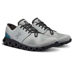 On Running On Cloud X 3 Hardloopschoenen - Glacier & Iron