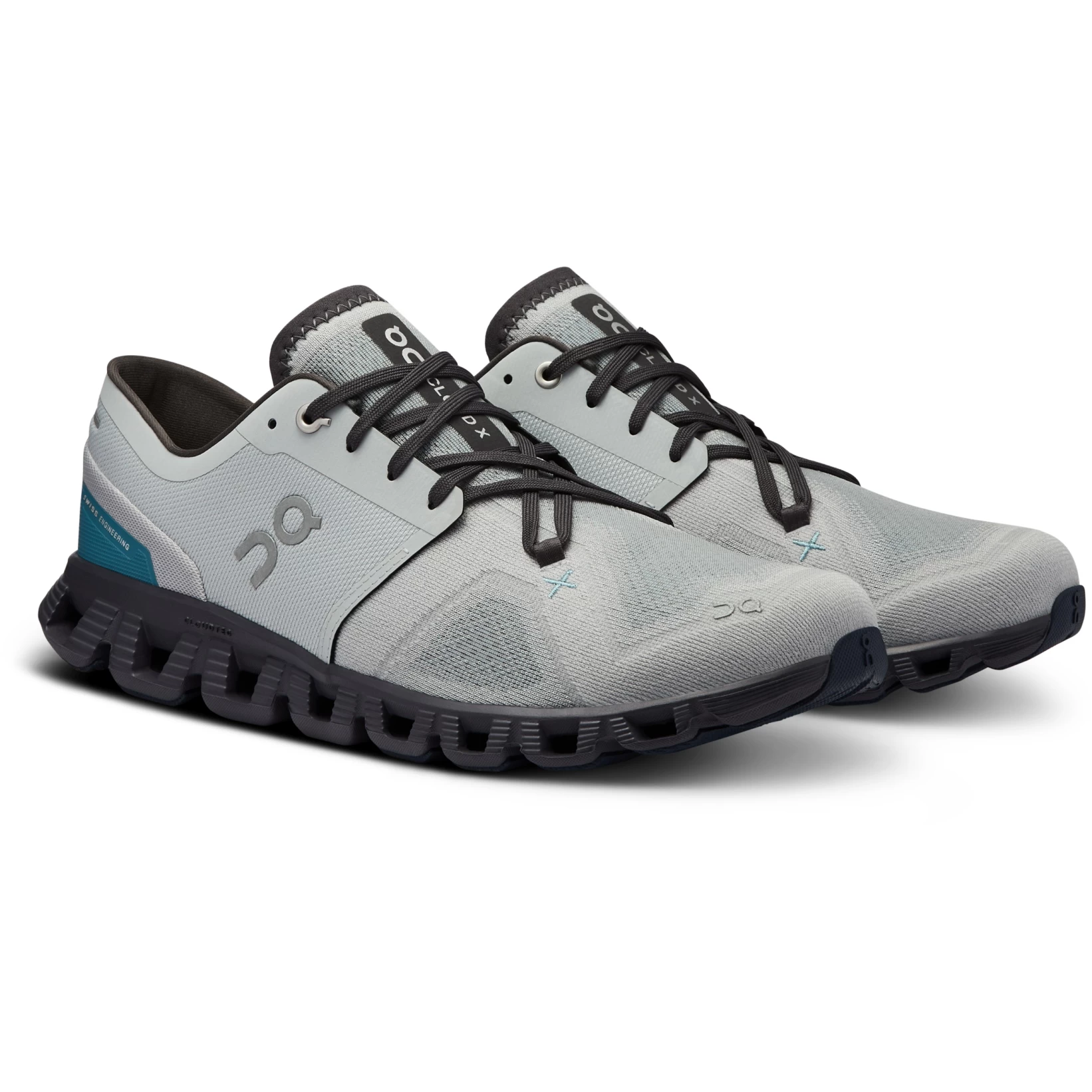 On Running On Cloud X 3 Hardloopschoenen - Glacier & Iron 3 On Running On Cloud X 3 Hardloopschoenen - Glacier & Iron