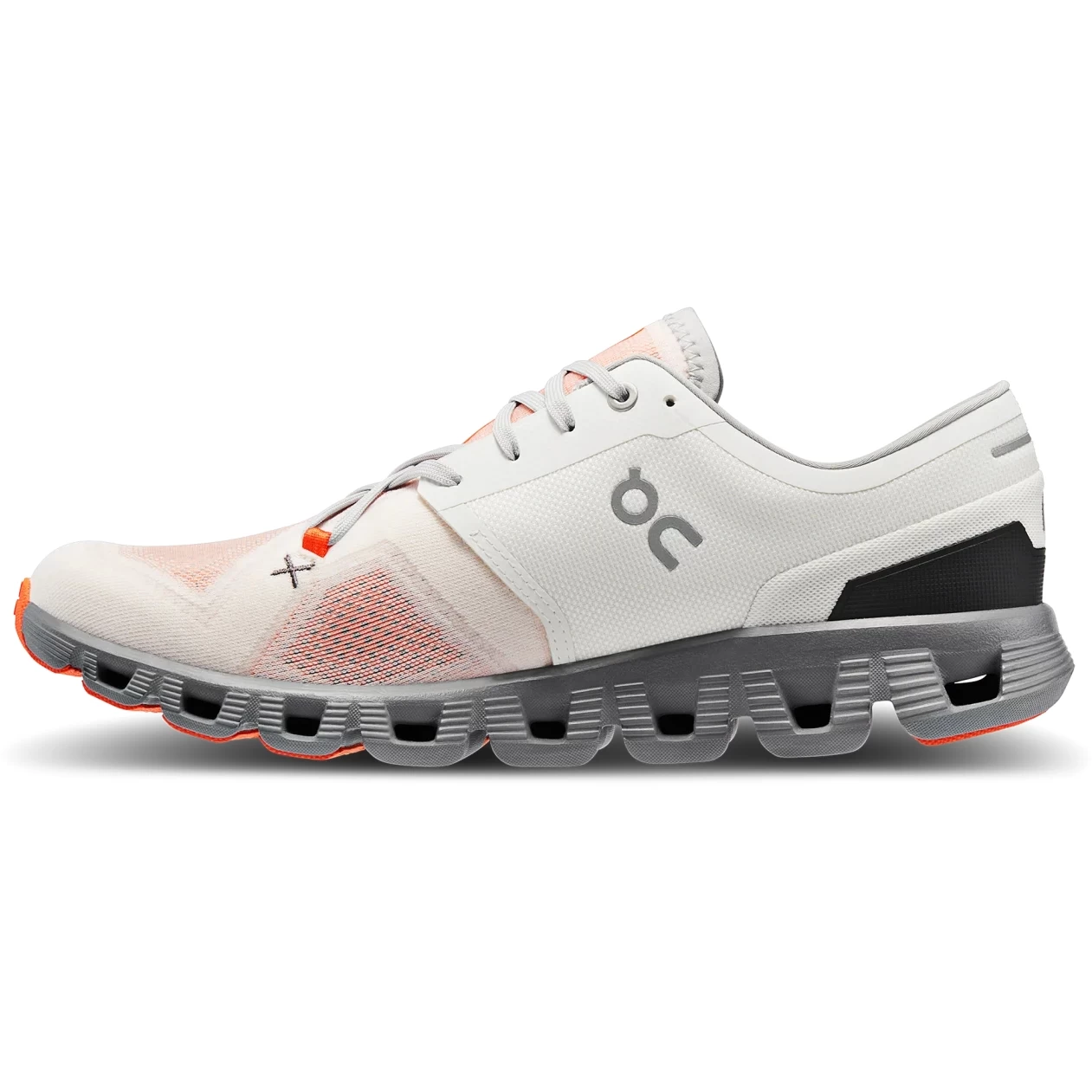 On Running On Cloud X 3 Hardloopschoenen - Ivory & Alloy 5 On Running On Cloud X 3 Hardloopschoenen - Ivory & Alloy - Afbeelding 3