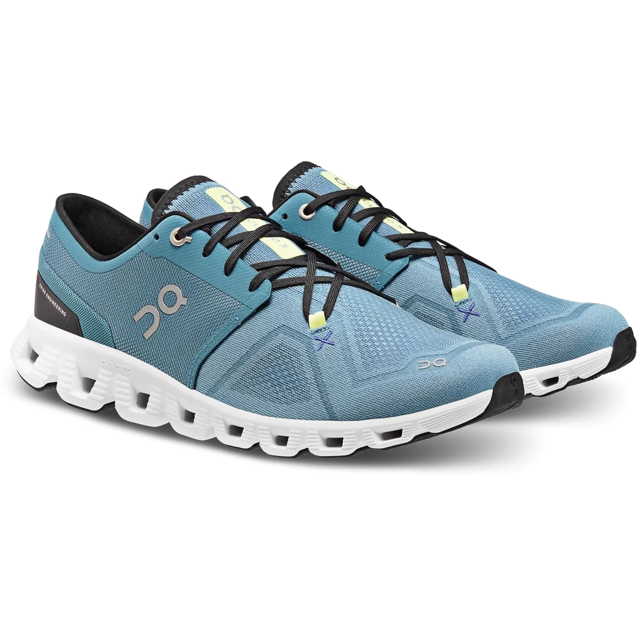 On Running On Cloud X 3 Hardloopschoenen - Pewter & White 3 On Running On Cloud X 3 Hardloopschoenen - Pewter & White