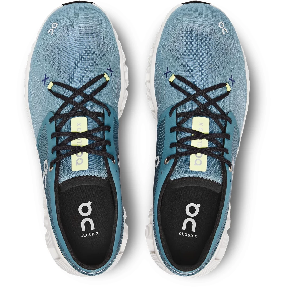 On Running On Cloud X 3 Hardloopschoenen - Pewter & White 4 On Running On Cloud X 3 Hardloopschoenen - Pewter & White - Afbeelding 2