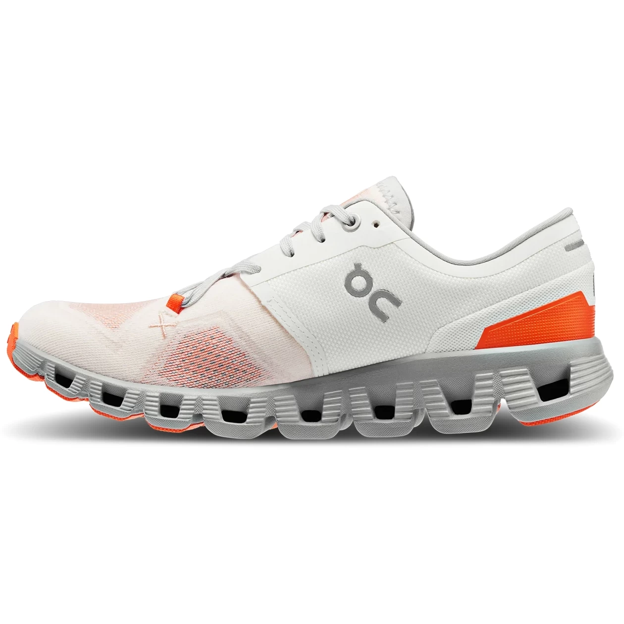 On Running On Cloud X 3 Damen Hardloopschoenen - Ivory & Alloy 5 On Running On Cloud X 3 Damen Hardloopschoenen - Ivory & Alloy - Afbeelding 3