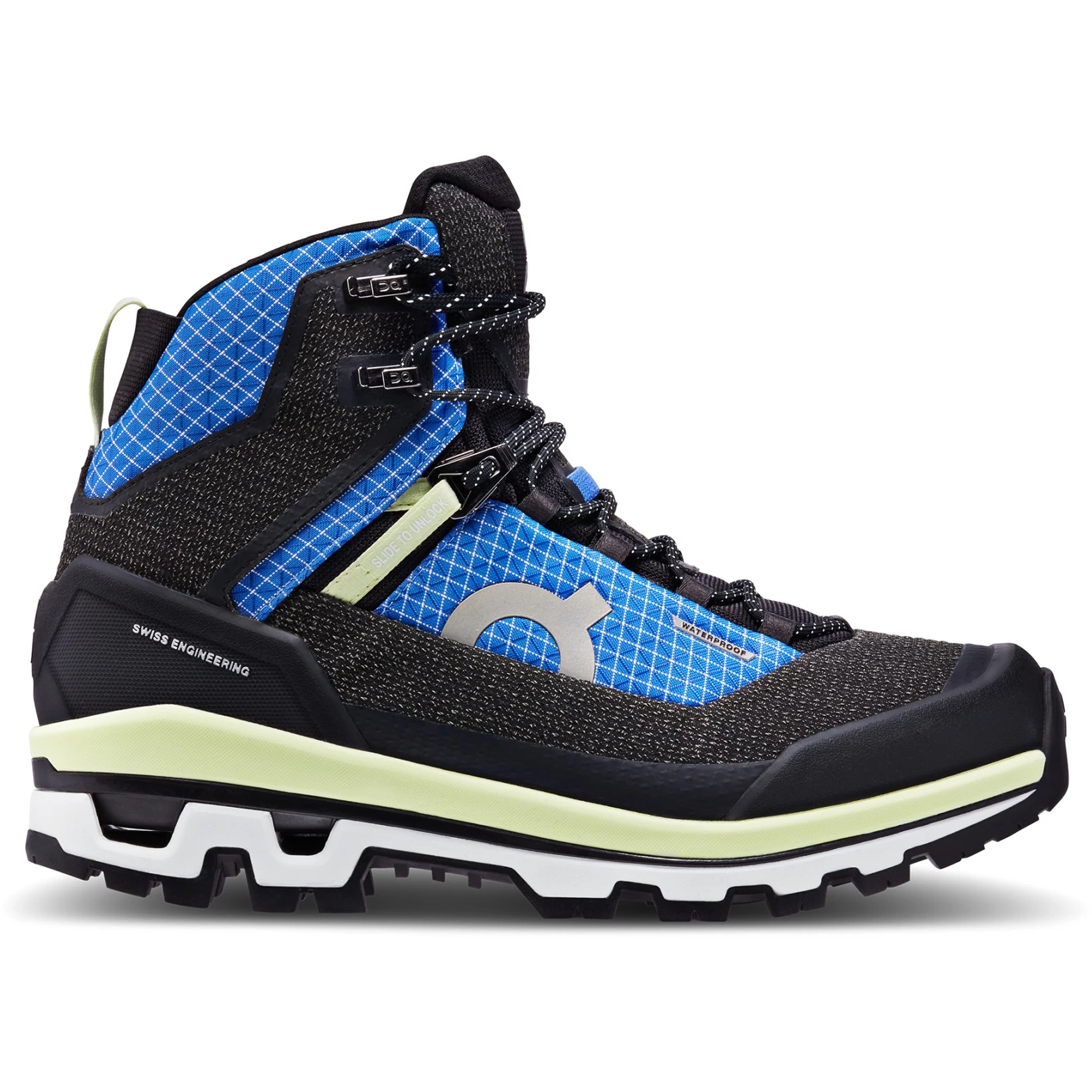 On Running On Cloudalpine Waterproof Dames Trekking-Boots - Cobalt & Limelight 4 On Running On Cloudalpine Waterproof Dames Trekking-Boots - Cobalt & Limelight - Afbeelding 2