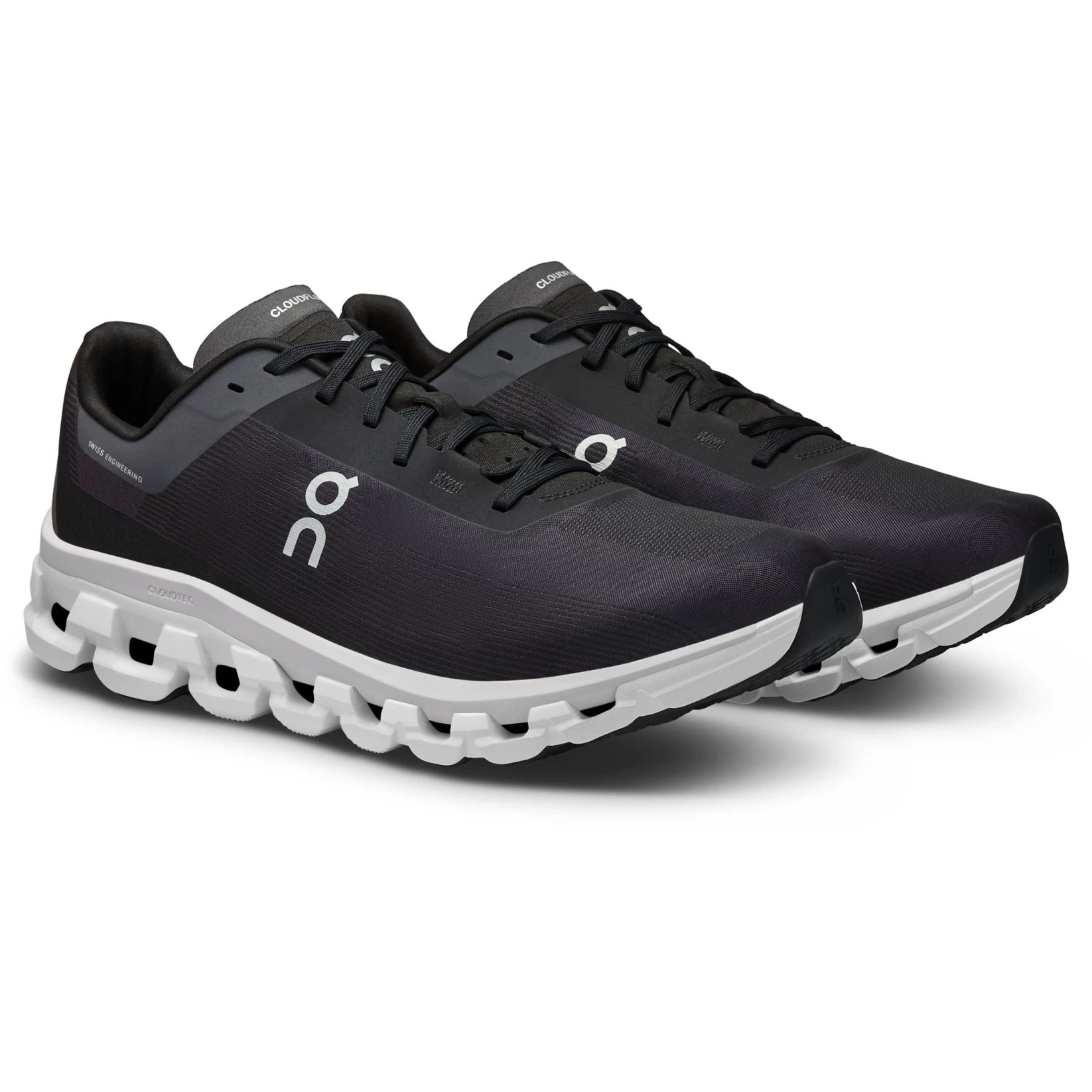 On Running On Cloudflow 4 Heren Hardloopschoenen - Zwart & Wit 3 On Running On Cloudflow 4 Heren Hardloopschoenen - Zwart & Wit
