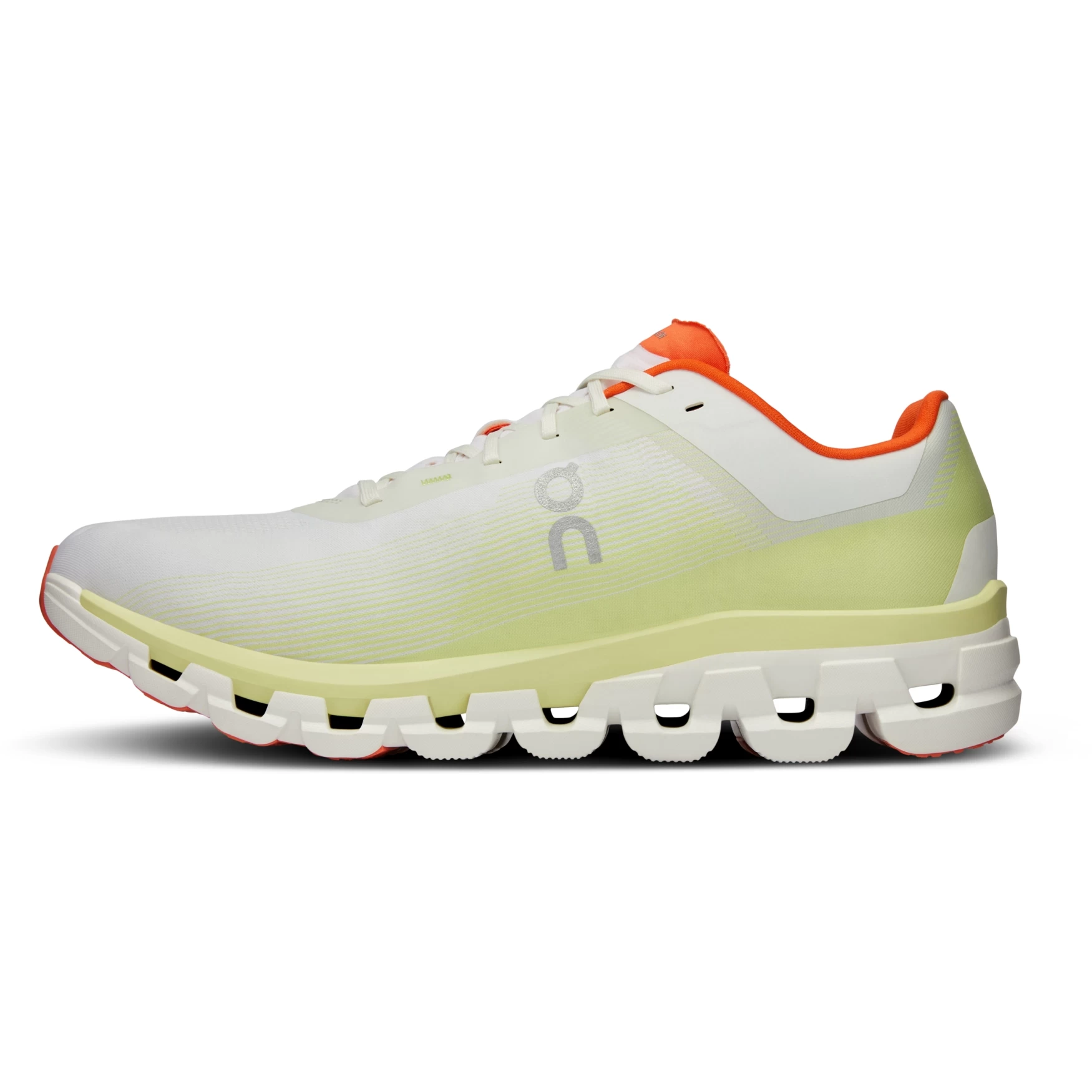 On Running On Cloudflow 4 Heren Hardloopschoenen - White & Hay 5 On Running On Cloudflow 4 Heren Hardloopschoenen - White & Hay - Afbeelding 3