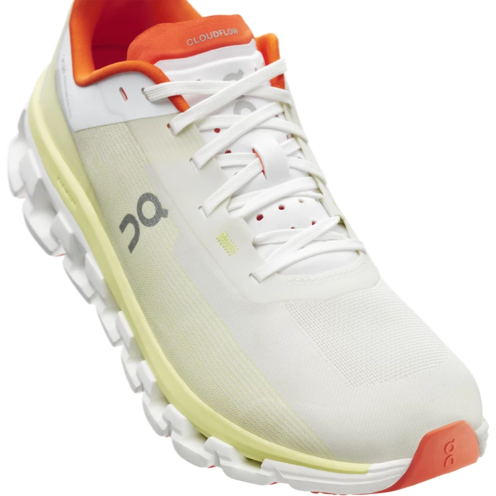 On Running On Cloudflow 4 Dames Hardloopschoenen - White & Hay 7 On Running On Cloudflow 4 Dames Hardloopschoenen - White & Hay - Afbeelding 5