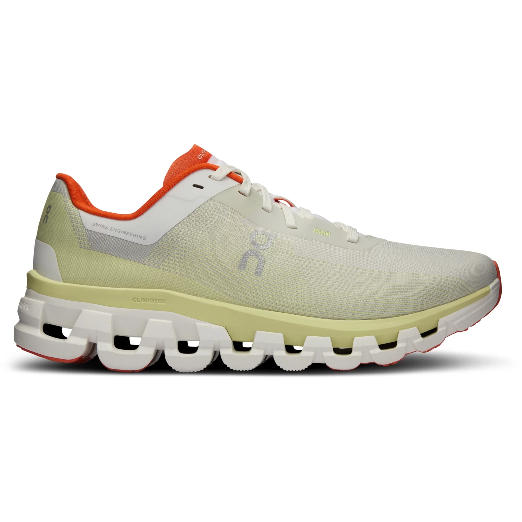 On Running On Cloudflow 4 Dames Hardloopschoenen - White & Hay 4 On Running On Cloudflow 4 Dames Hardloopschoenen - White & Hay - Afbeelding 2