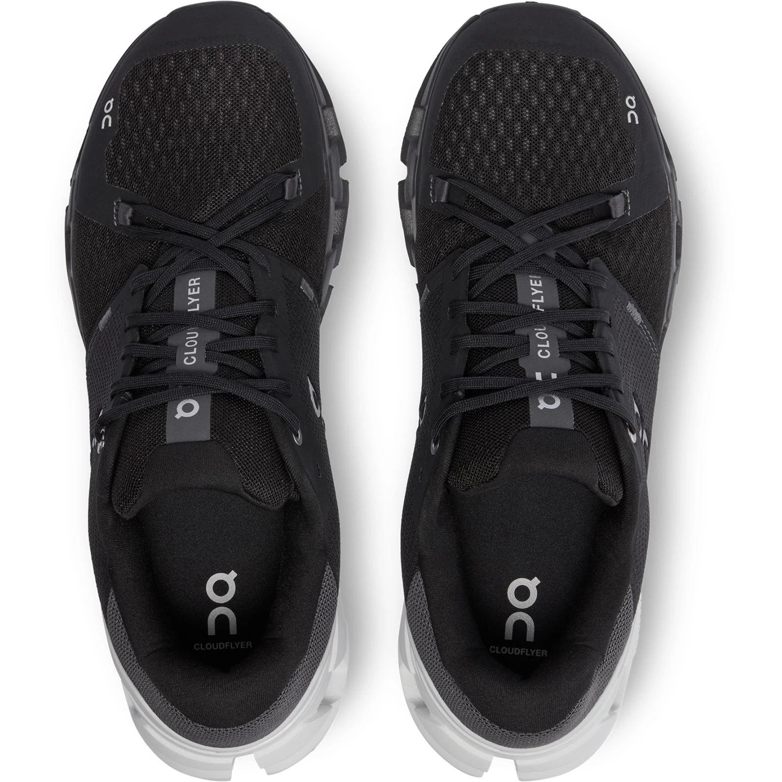 On Running On Cloudflyer 4 Wide Running Shoe - Black & White 6 On Running On Cloudflyer 4 Wide Running Shoe - Black & White - Afbeelding 4