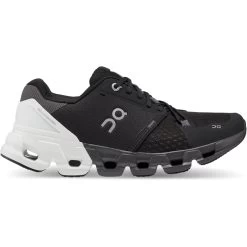 On Running On Cloudflyer 4 Wide Women Running Shoe - Black & White