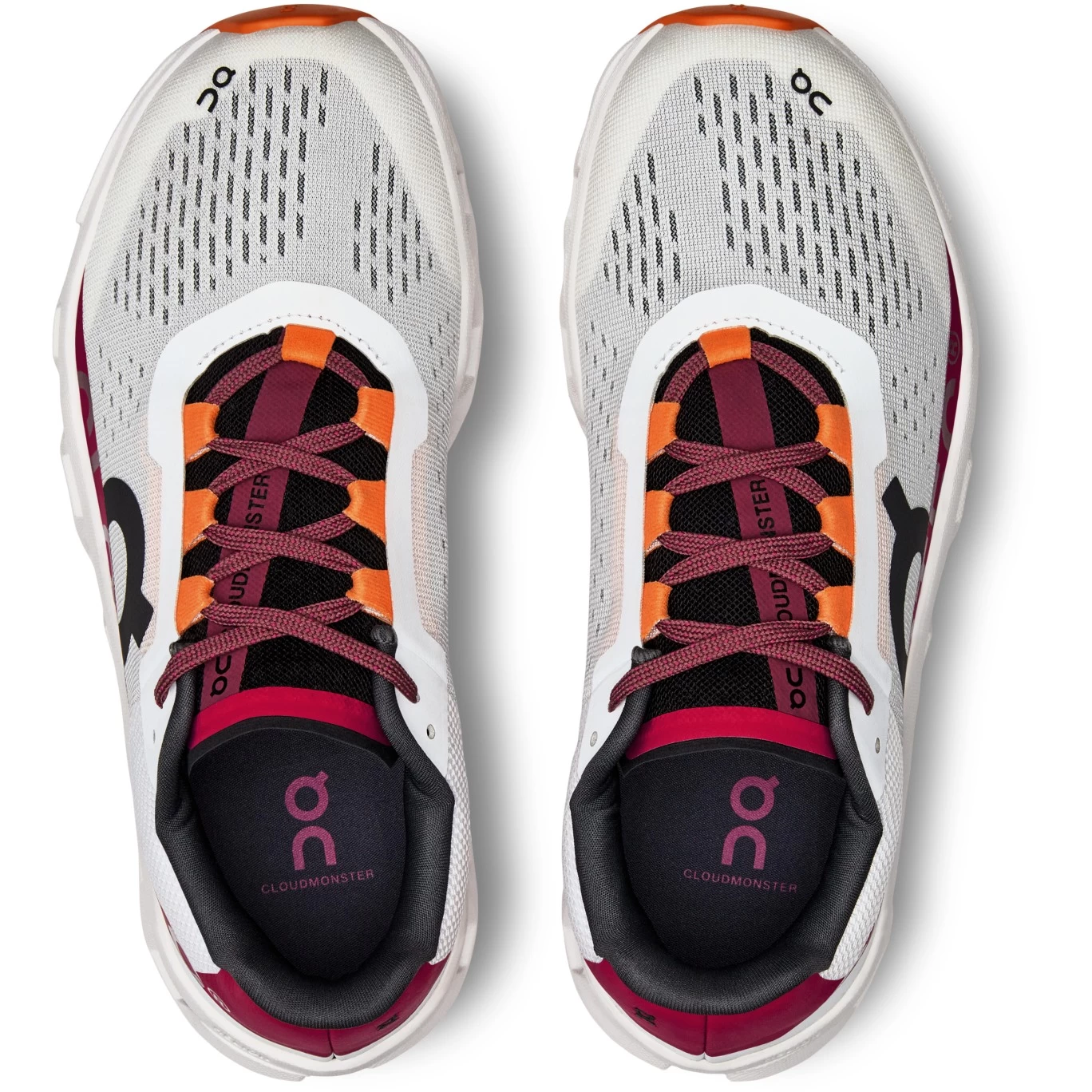 On Running On Cloudmonster Dames Hardloopschoenen - Undyed-White & Aurora 7 On Running On Cloudmonster Dames Hardloopschoenen - Undyed-White & Aurora - Afbeelding 5