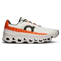On Running On Cloudmonster Hardloopschoenen - Undyed-White & Flame -ON RUNNING Winkel on cloudmonster men running shoe undyyed white flame 2 1531542