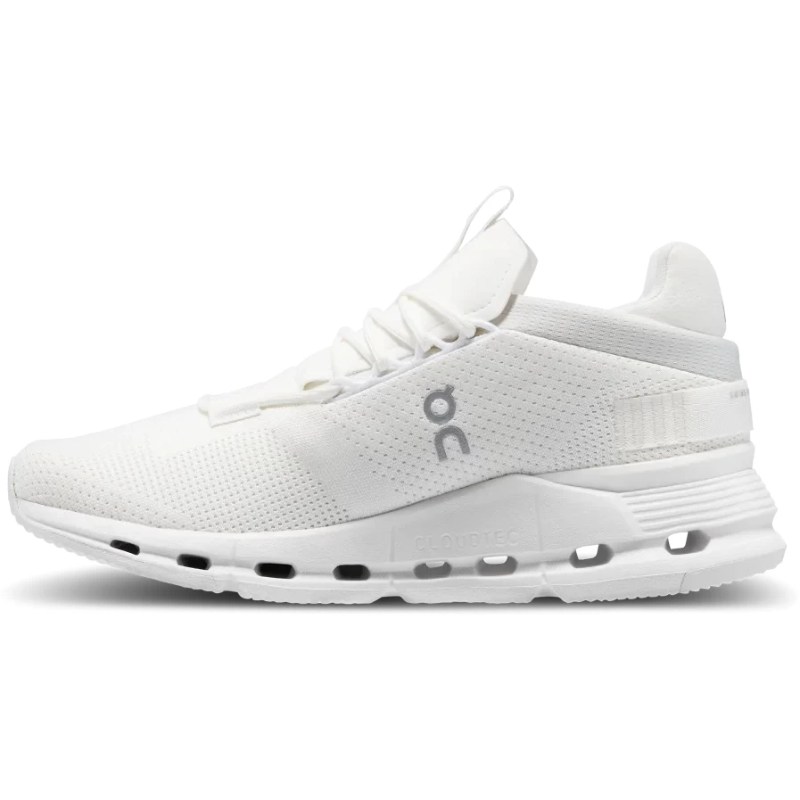 On Running On Cloudnova Dames Sneakers - Undyed-White & White 5 On Running On Cloudnova Dames Sneakers - Undyed-White & White - Afbeelding 3