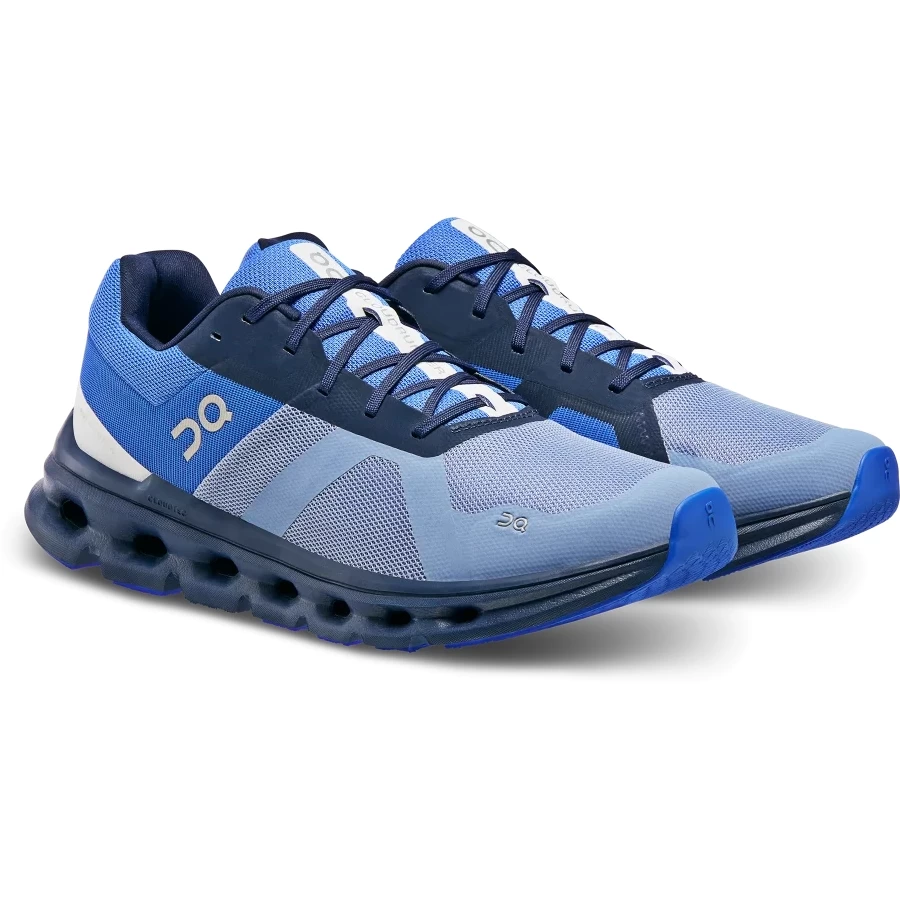 On Running On Cloudrunner Hardloopschoenen - Shale & Cobalt 3 On Running On Cloudrunner Hardloopschoenen - Shale & Cobalt