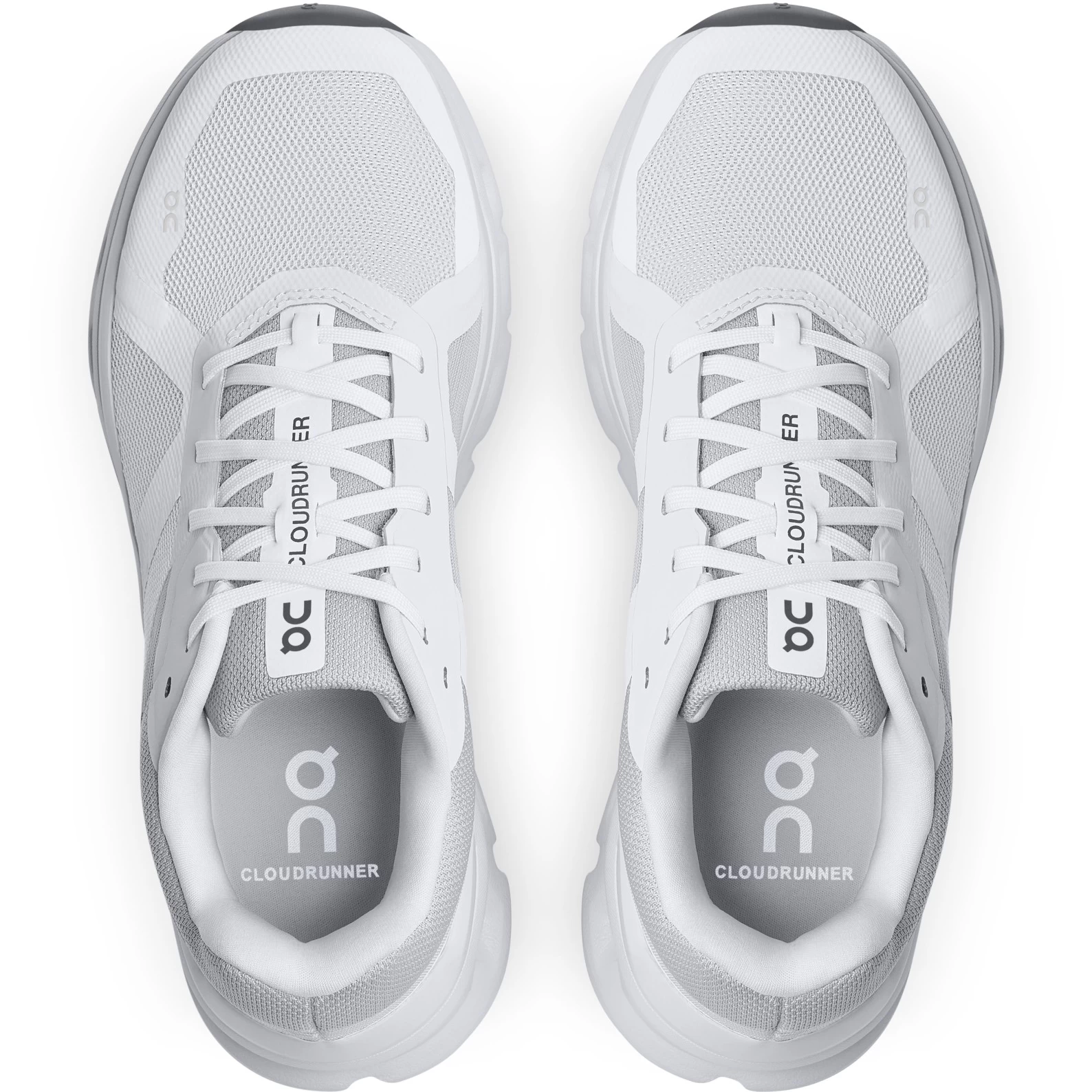 On Running On Cloudrunner Wide Women Running Shoes - White & Frost 6 On Running On Cloudrunner Wide Women Running Shoes - White & Frost - Afbeelding 4