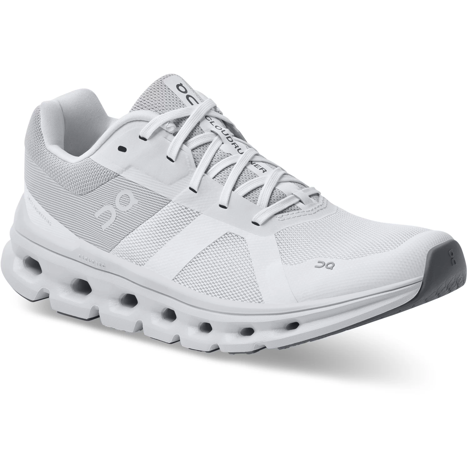 On Running On Cloudrunner Wide Women Running Shoes - White & Frost 5 On Running On Cloudrunner Wide Women Running Shoes - White & Frost - Afbeelding 3