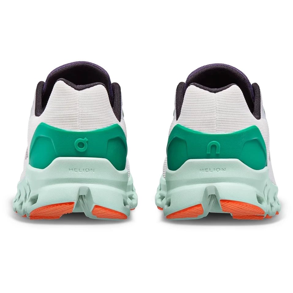 On Running On Cloudstratus Running Shoe - Undyed-White & Creek 8 On Running On Cloudstratus Running Shoe - Undyed-White & Creek - Afbeelding 6