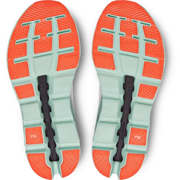 On Running On Cloudstratus Women Running Shoe - Undyed-White & Creek 7 On Running On Cloudstratus Women Running Shoe - Undyed-White & Creek - Afbeelding 5