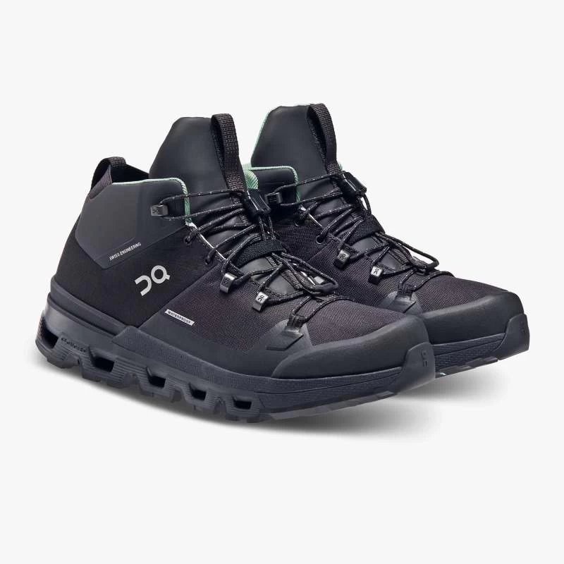 On Running On Cloudtrax Waterproof Dames Wandelschoenen - Zwart 4 On Running On Cloudtrax Waterproof Dames Wandelschoenen - Zwart - Afbeelding 3