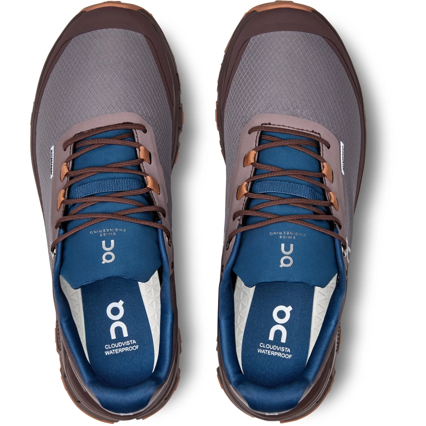 On Running On Cloudvista Waterproof Dames Trail Hardloopschoenen - Zinc & Grape 7 On Running On Cloudvista Waterproof Dames Trail Hardloopschoenen - Zinc & Grape - Afbeelding 5