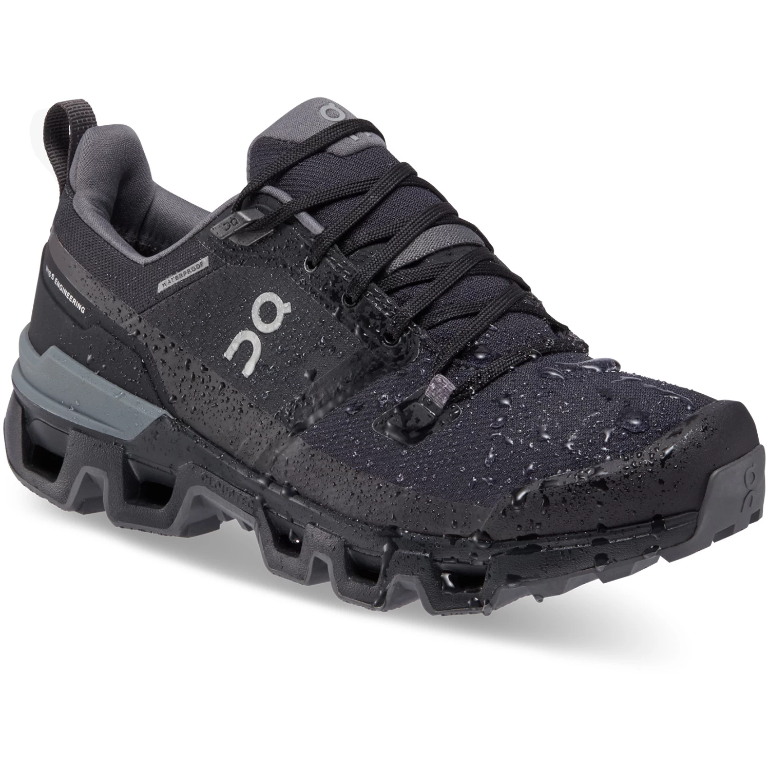 On Running On Cloudwander Waterproof Dames Wandelschoenen - Black & Eclipse 4 On Running On Cloudwander Waterproof Dames Wandelschoenen - Black & Eclipse - Afbeelding 2