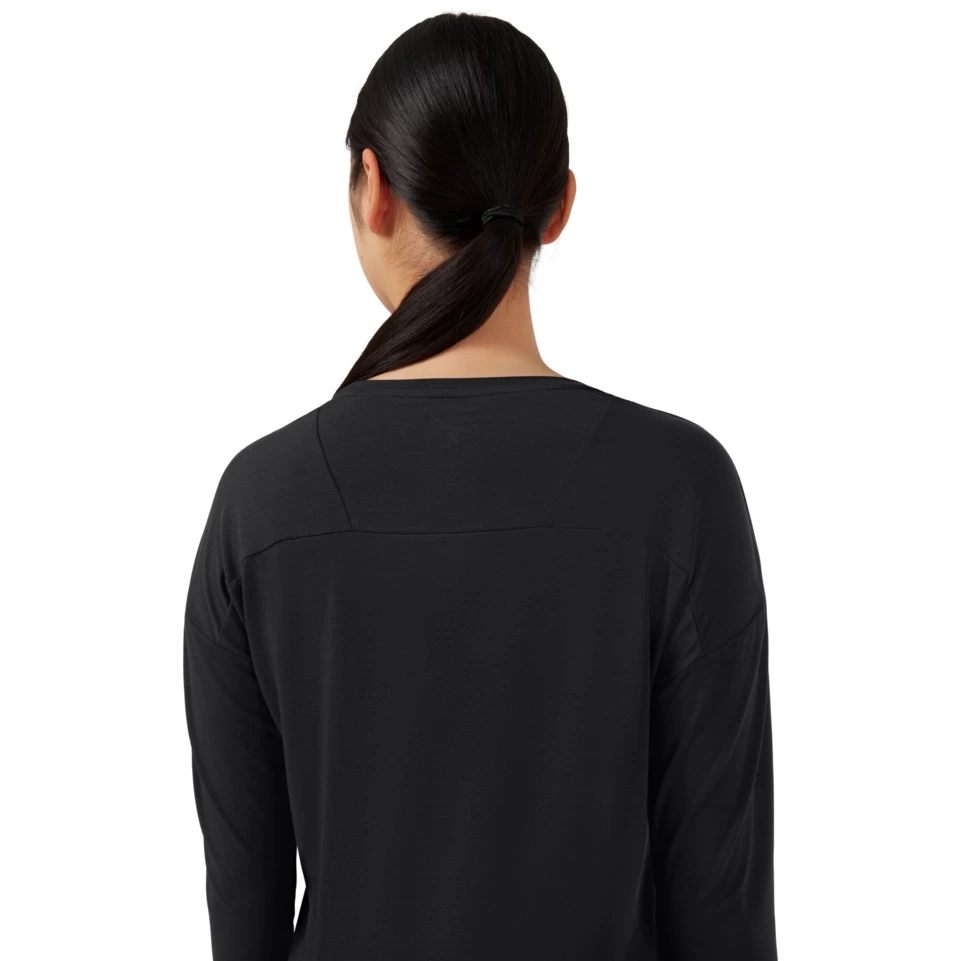 On Running On Comfort Long-T Women Long Sleeve Running Shirt - Black 7 On Running On Comfort Long-T Women Long Sleeve Running Shirt - Black - Afbeelding 5