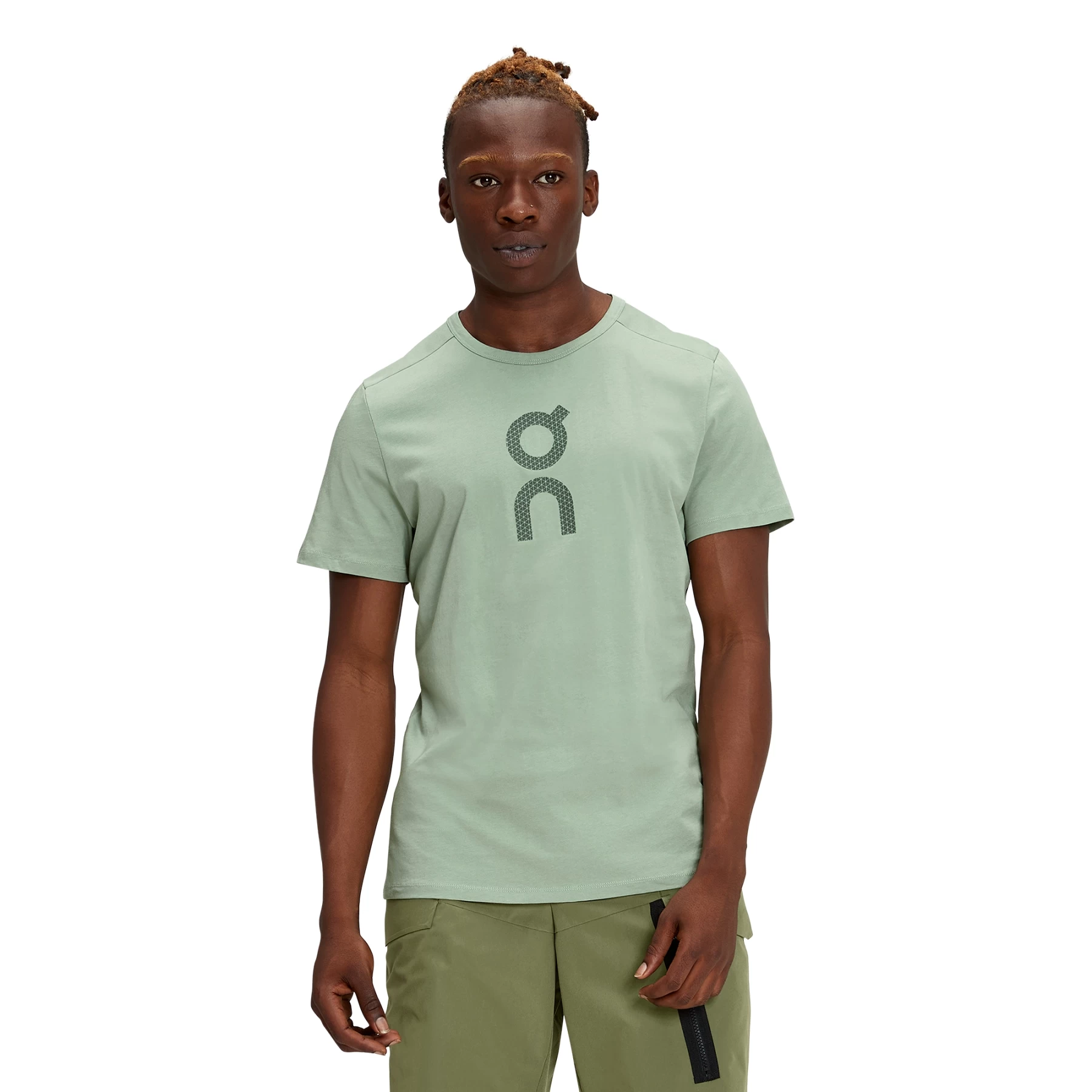 On Running On Graphic-T Heren T-Shirt - Moss 3 On Running On Graphic-T Heren T-Shirt - Moss