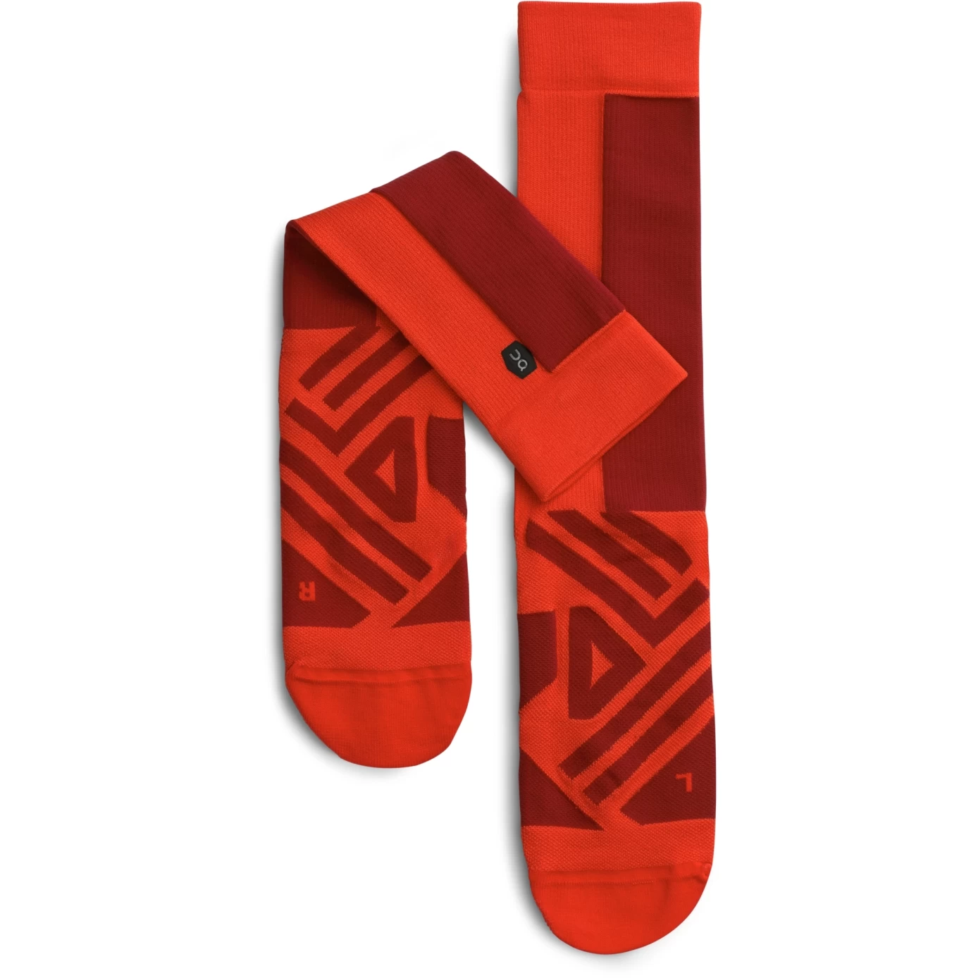 On Running On High Sock Women - Chili & Spice 4 On Running On High Sock Women - Chili & Spice - Afbeelding 2