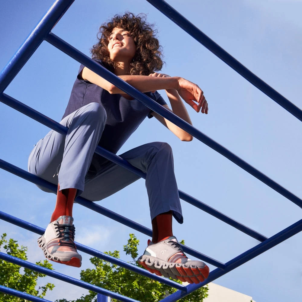 On Running On High Sock Women - Chili & Spice 5 On Running On High Sock Women - Chili & Spice - Afbeelding 3