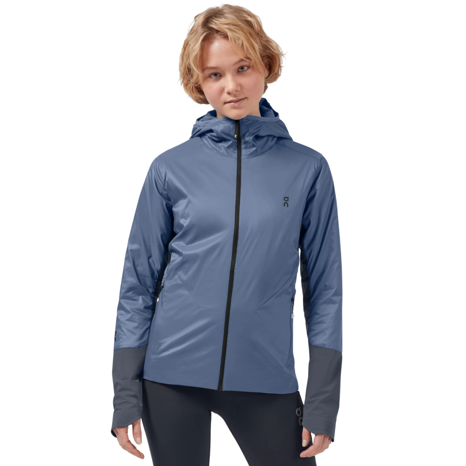 On Running On Insulator Jacket Women - Cerulean & Dark 3 On Running On Insulator Jacket Women - Cerulean & Dark