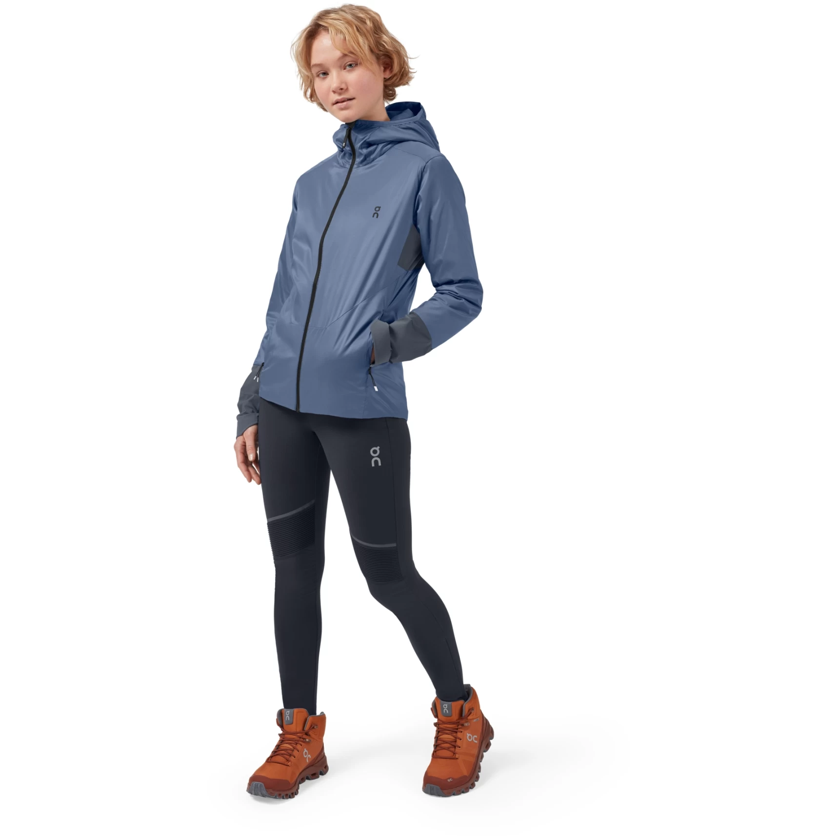On Running On Insulator Jacket Women - Cerulean & Dark 4 On Running On Insulator Jacket Women - Cerulean & Dark - Afbeelding 2