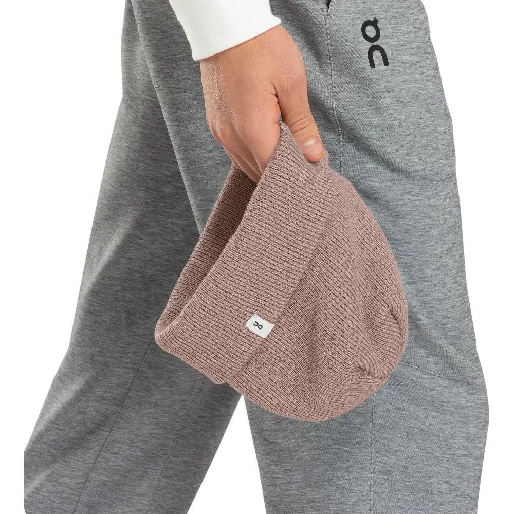 On Running On Merino Beanie - Woodrose 8 On Running On Merino Beanie - Woodrose - Afbeelding 6