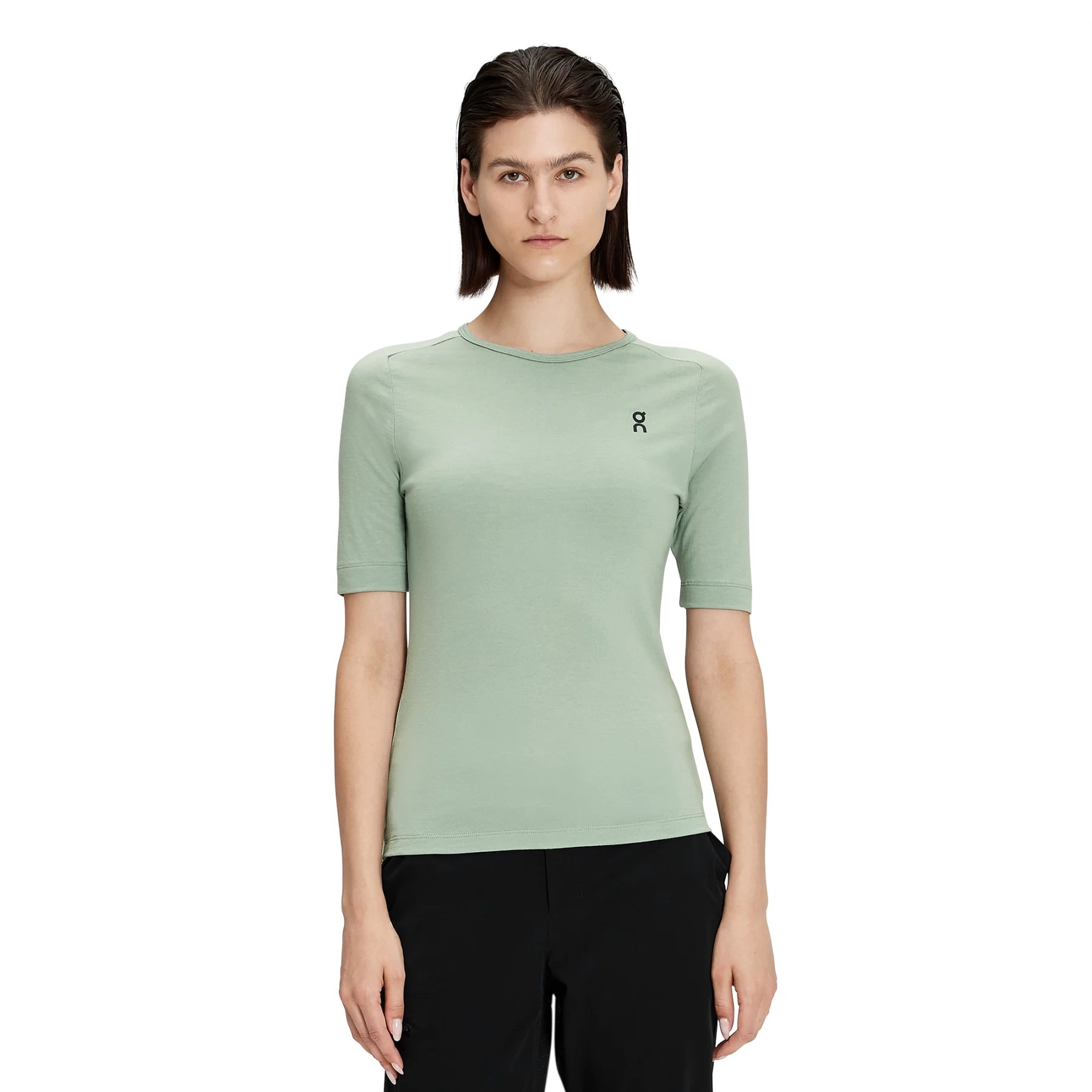 On Running On Merino-T Dames T-Shirt - Moss 3 On Running On Merino-T Dames T-Shirt - Moss