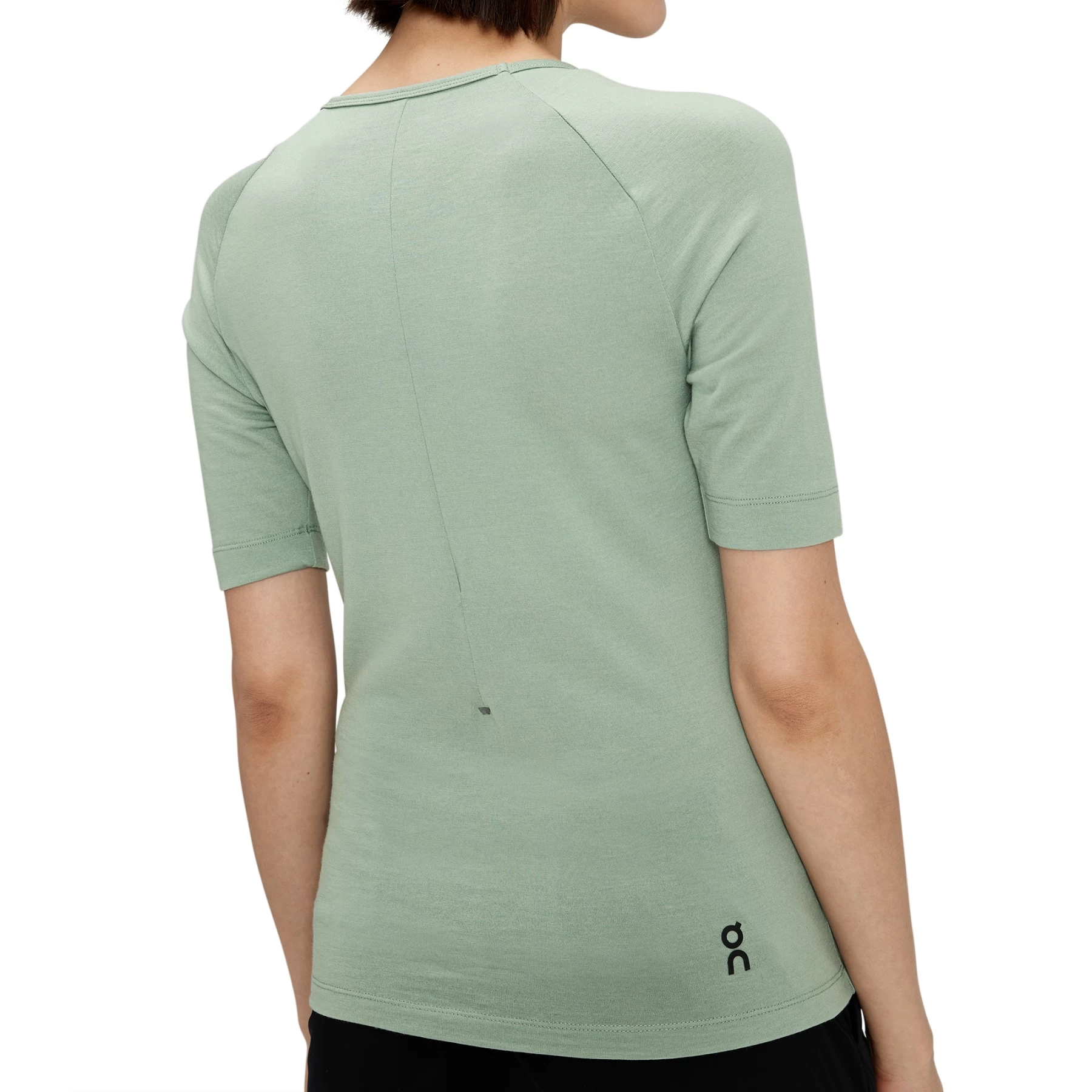 On Running On Merino-T Dames T-Shirt - Moss 7 On Running On Merino-T Dames T-Shirt - Moss - Afbeelding 5