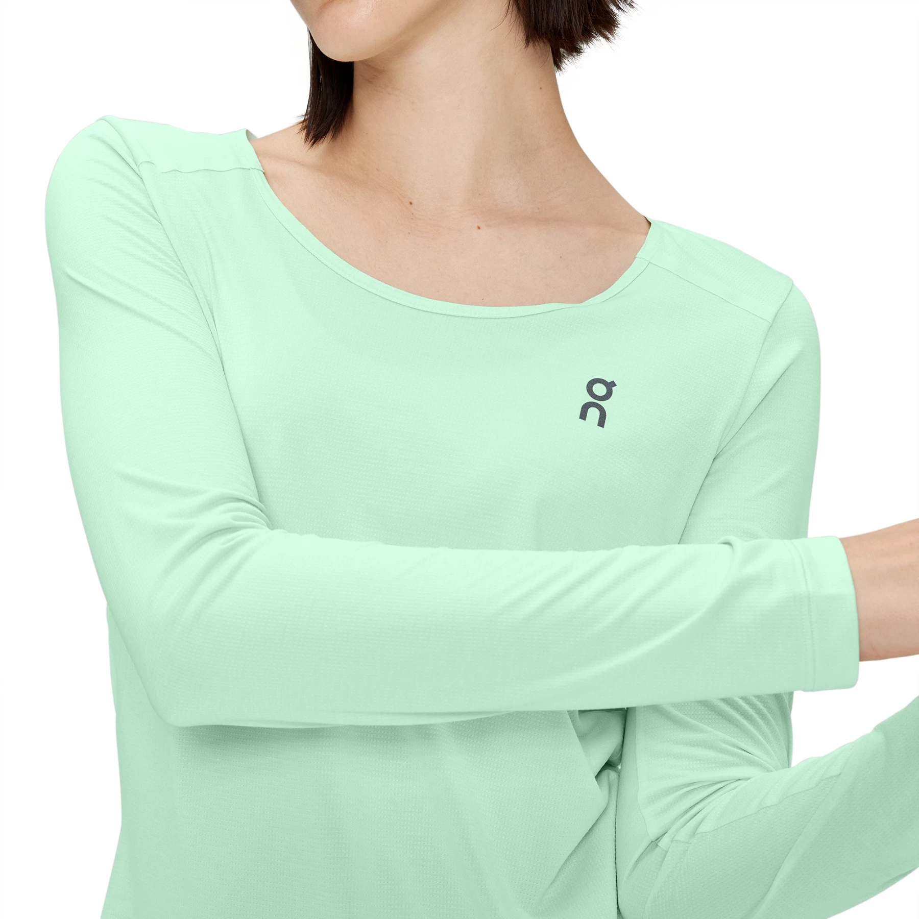 On Running On Performance Long-T Dames Shirt Met Lange Mouwen - Creek 6 On Running On Performance Long-T Dames Shirt Met Lange Mouwen - Creek - Afbeelding 4