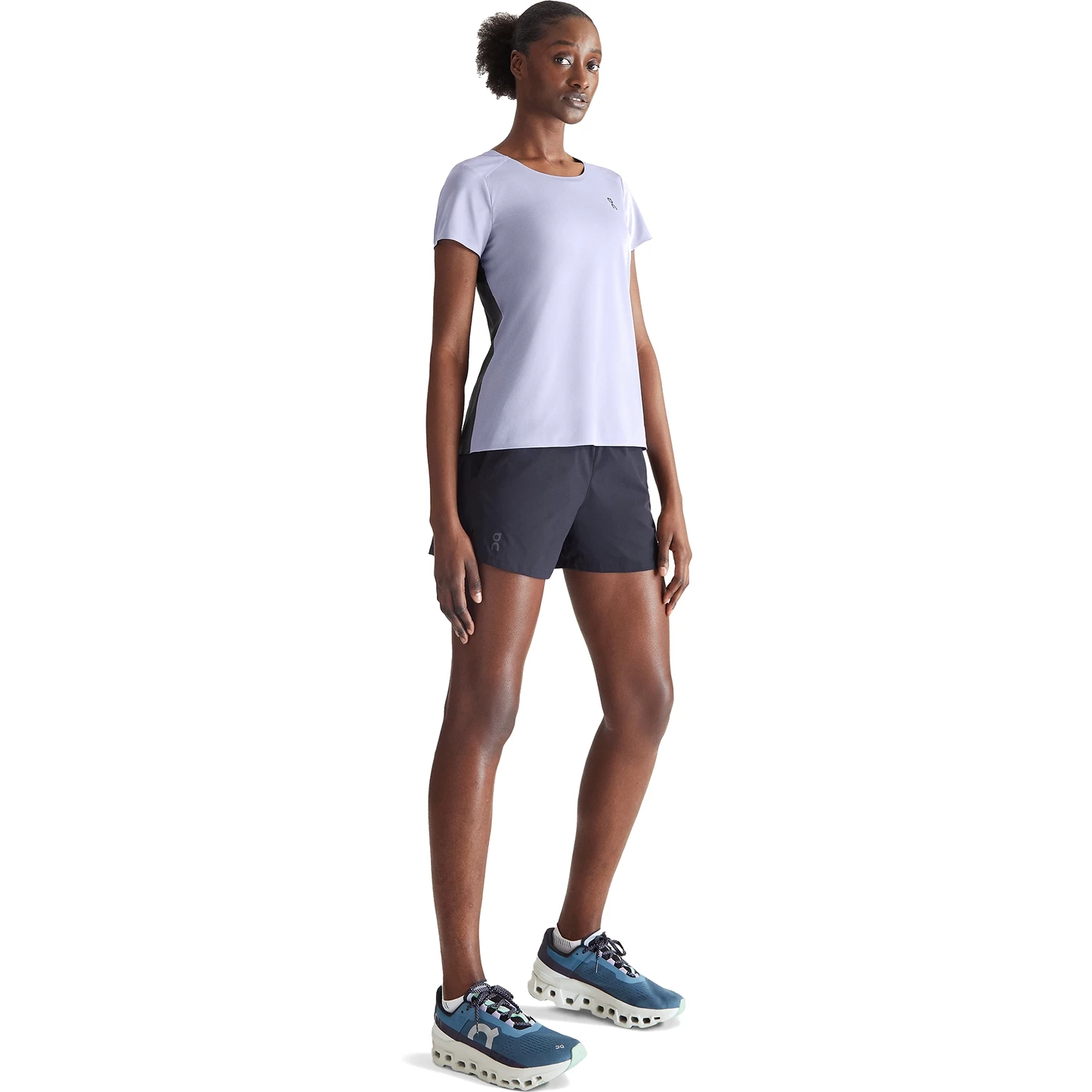 On Running On Performance-T Dames Hardloopshirt - Lavender & Black 4 On Running On Performance-T Dames Hardloopshirt - Lavender & Black - Afbeelding 2