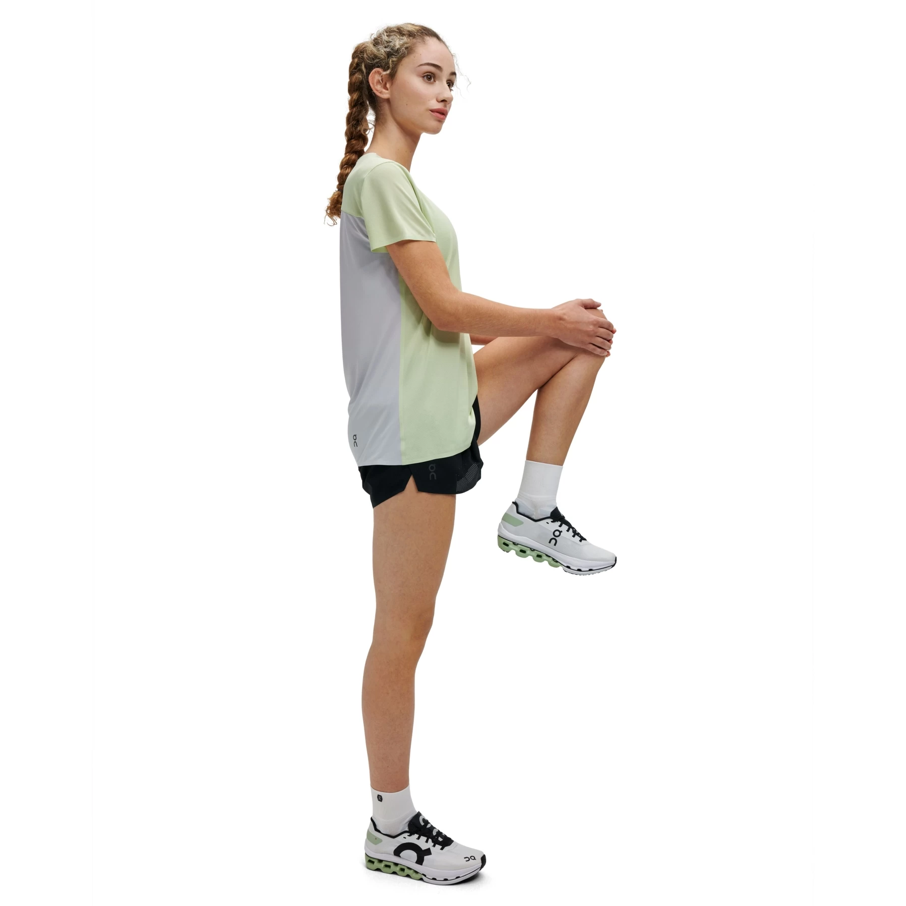 On Running On Performance-T Dames Hardloopshirt - Meadow & Glacier 4 On Running On Performance-T Dames Hardloopshirt - Meadow & Glacier - Afbeelding 2