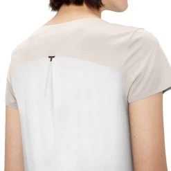 On Running On Performance-T Dames Hardloopshirt - Pearl & Undyed-White -ON RUNNING Winkel on performance t women running shirt pearl undyed white 6 1427178